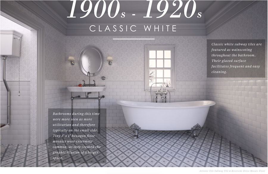 1900 - 1920 Bathroom Design