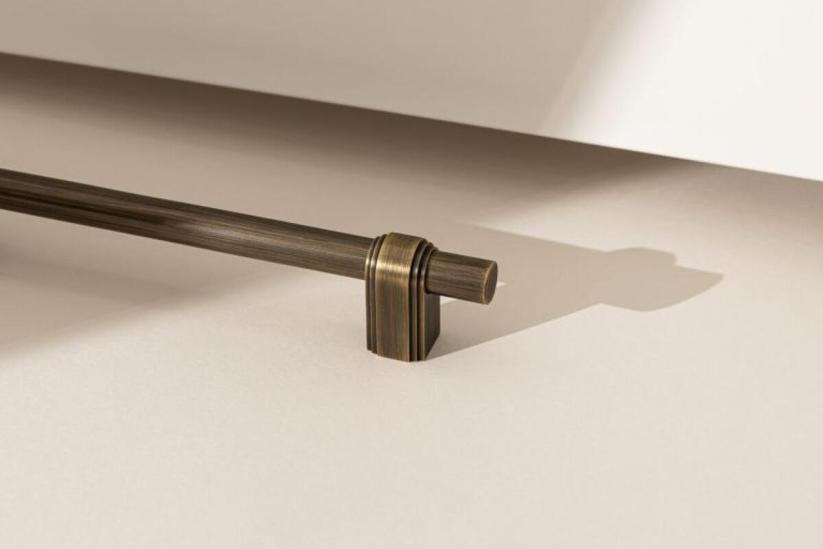 Hardware Finishes Armac Martin Rack Closeup - SPLASH Showrooms