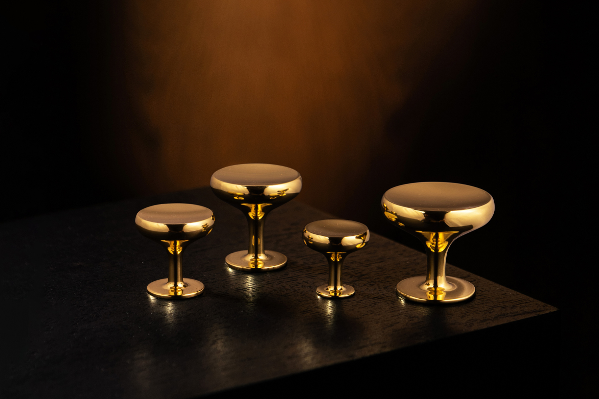 Kitchen and Bath Remodeling Armac Martin Gold Knobs - SPLASH Showrooms