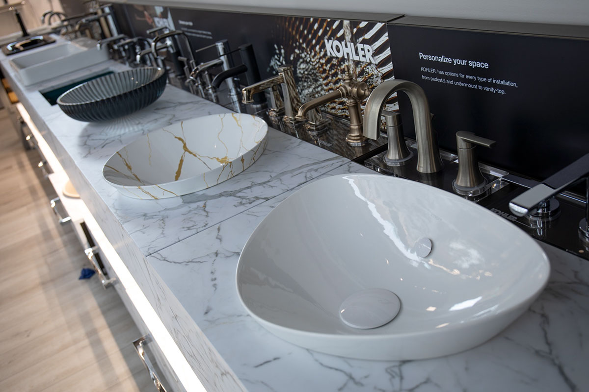 Kitchen and Bath Design Center Sink Display - SPLASH Showrooms