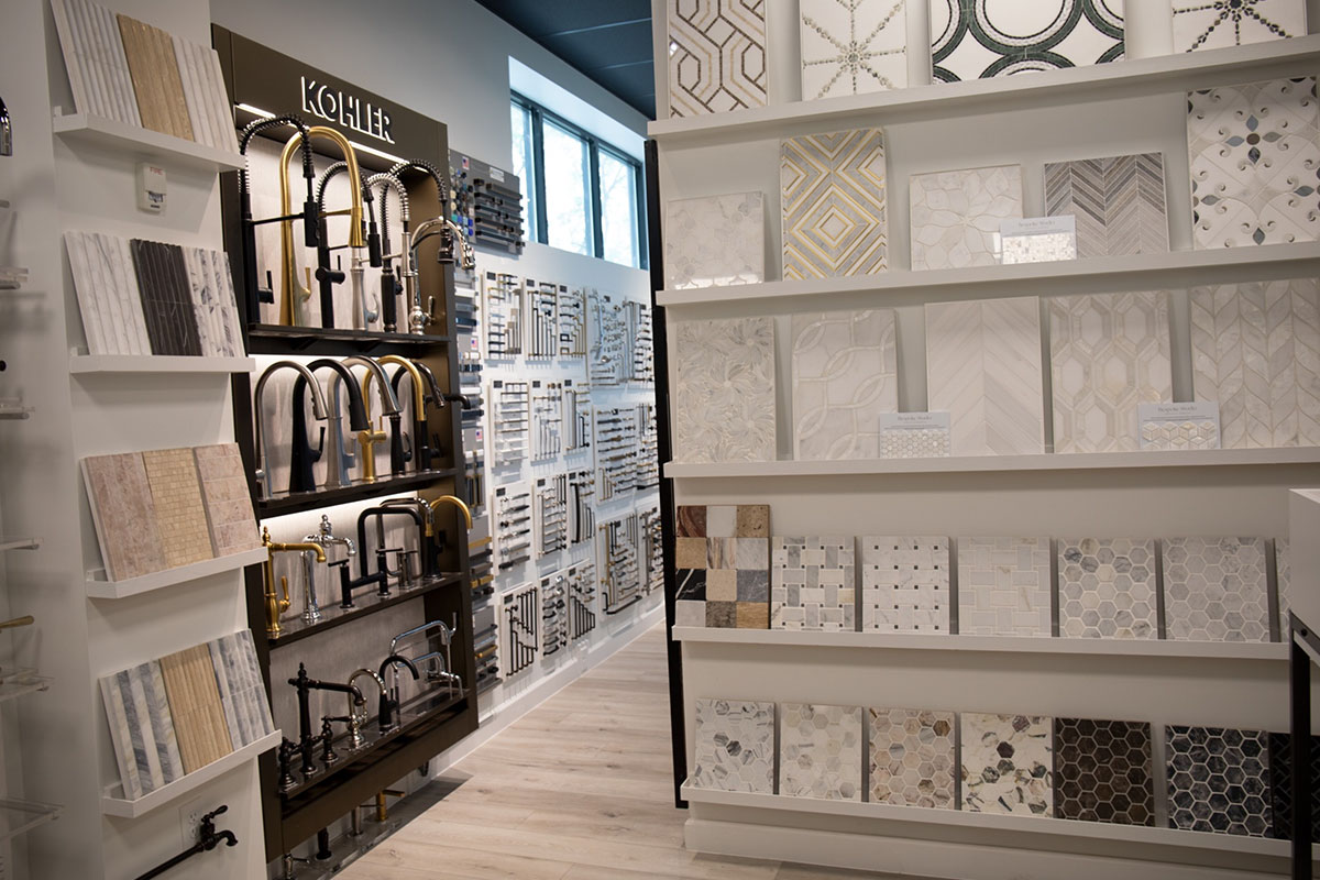 Kitchen and Bath Design Center Tile Display - SPLASH Showrooms