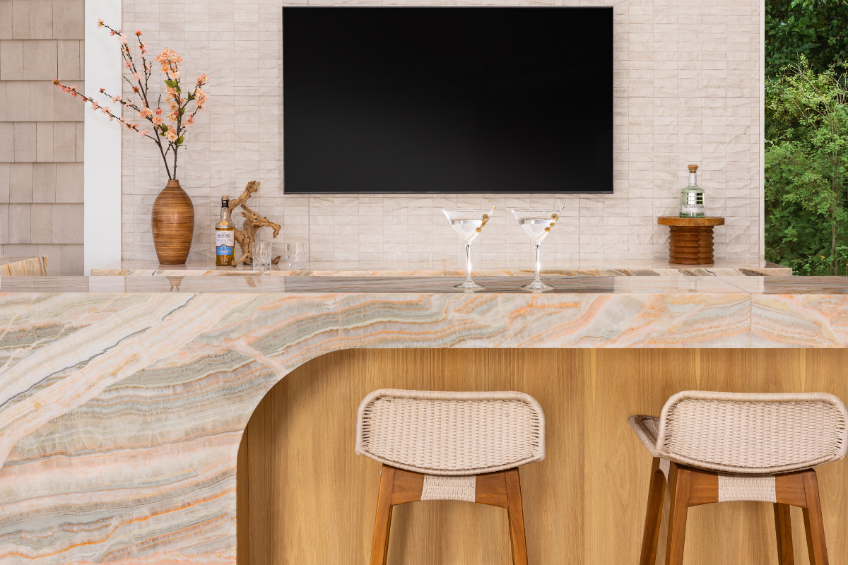 Kitchen and Bath Remodeling Pink Artistic Tile Counter - SPLASH Showrooms